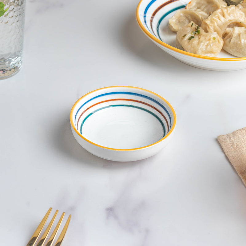Feliz Flavour Bowl - Bowl, ceramic bowl, dip bowls, chutney bowl, dip bowls ceramic | Bowls for dining table & home decor 