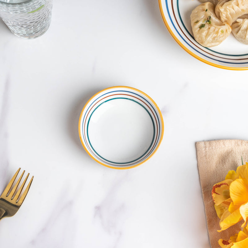 Feliz Flavour Bowl - Bowl, ceramic bowl, dip bowls, chutney bowl, dip bowls ceramic | Bowls for dining table & home decor 
