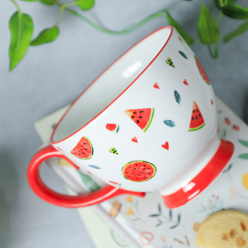 Cappuccino Cups Fruity- Tea cup, coffee cup, cup for tea | Cups and Mugs for Office Table & Home Decoration