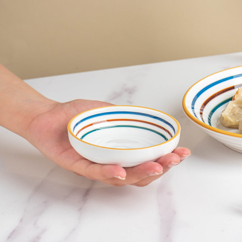 Feliz Flavour Bowl - Bowl, ceramic bowl, dip bowls, chutney bowl, dip bowls ceramic | Bowls for dining table & home decor 