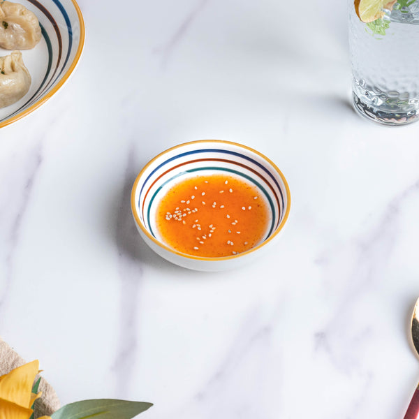 Feliz Flavour Bowl - Bowl, ceramic bowl, dip bowls, chutney bowl, dip bowls ceramic | Bowls for dining table & home decor 