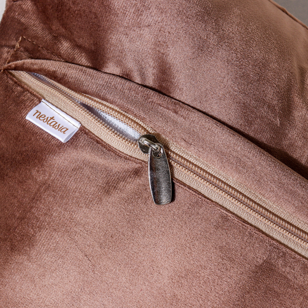 Velvet Cushion Cover ~ Brown