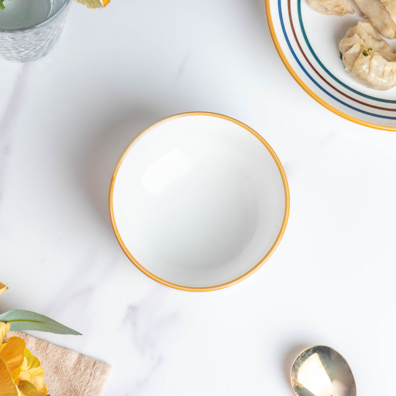 Feliz Dessert Bowl 300 ml - Bowl,ceramic bowl, snack bowls, curry bowl, popcorn bowls | Bowls for dining table & home decor