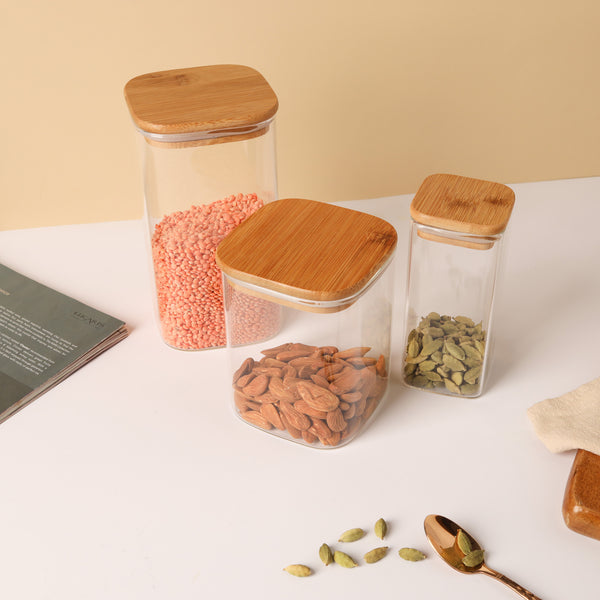 Seal Glass Jar Set of 3 - Jar