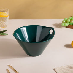 Teal Tantrum Serving Bowl 700 ml - Soup bowl, ceramic bowl, ramen bowl, serving bowls, salad bowls, noodle bowl | Bowls for dining table & home decor