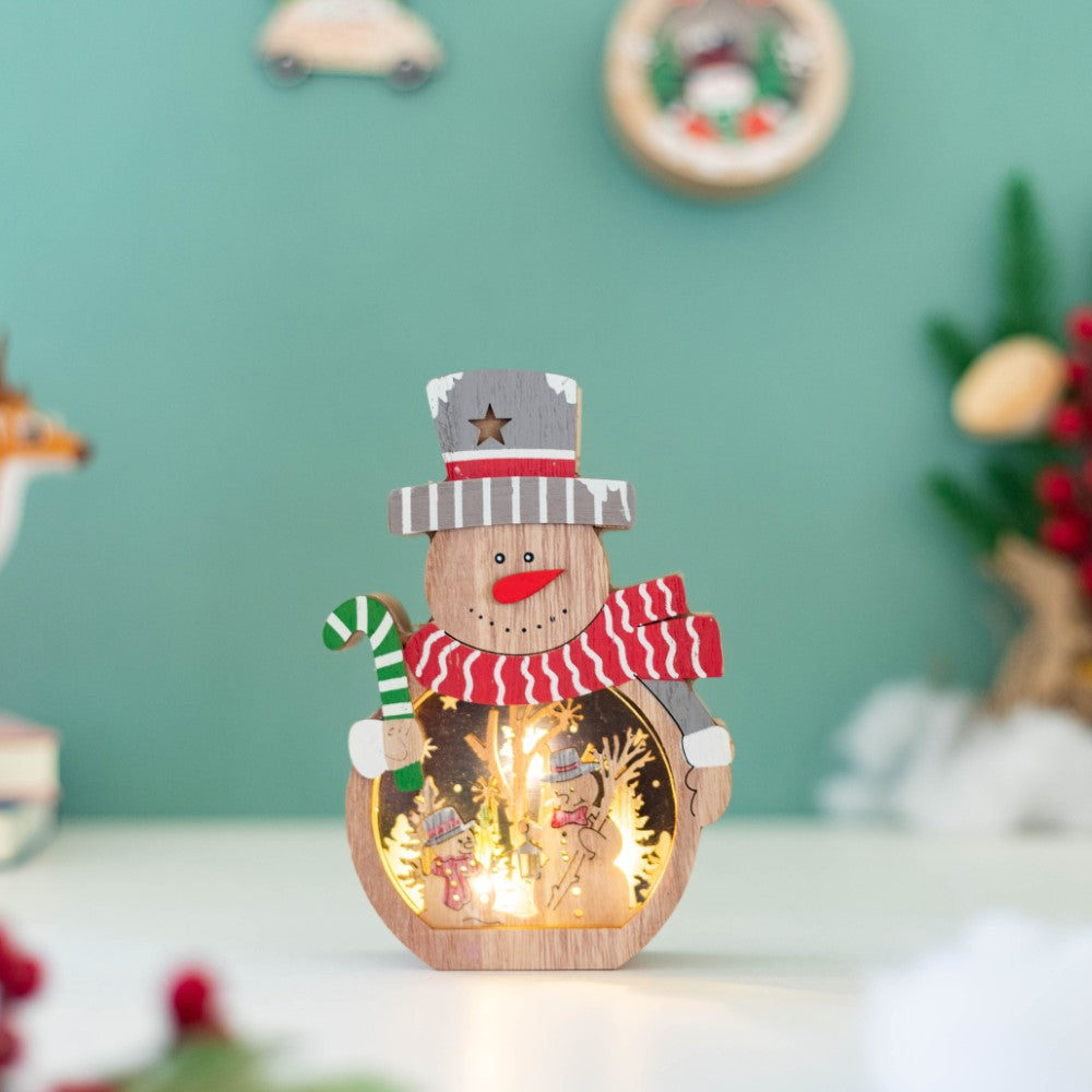 Snowman Belly LED Light Showpiece 6 Inch Online - Premium Decor Object ...