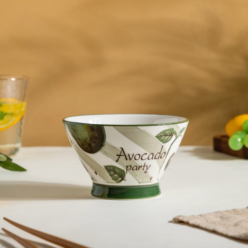 Fruit Ramen Bowl 320 ml - Soup bowl, ceramic bowl, ramen bowl, serving bowls, salad bowls, noodle bowl | Bowls for dining table & home decor