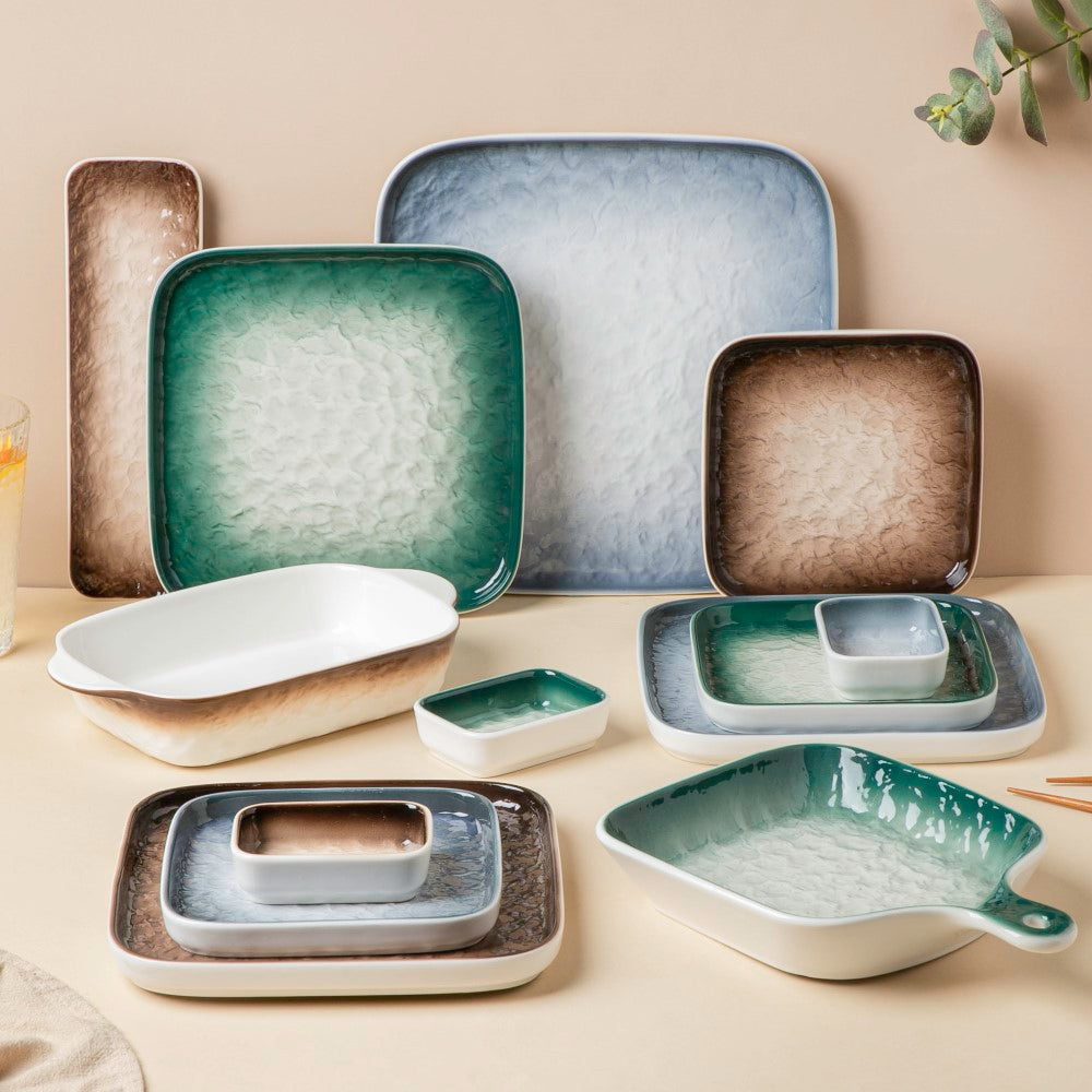 Rustic 23 Piece Snack Set For 6 Online - Premium Dinner Set | Nestasia