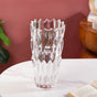 Tulip Crystal Glass Vase Translucent 11 Inch