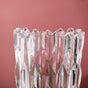 Tulip Crystal Glass Vase Translucent 11 Inch