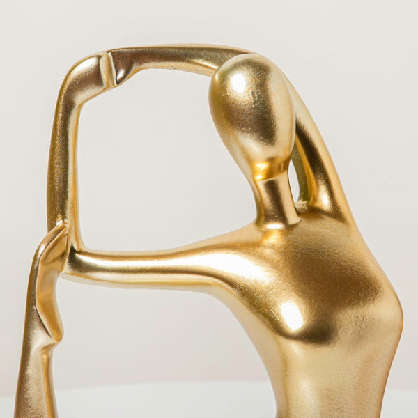 Gold Yoga Showpiece