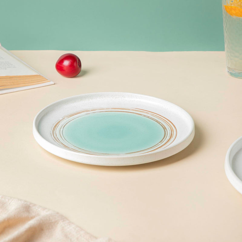 Belize Handcrafted Snack Plate 8 Inch - Serving plate, snack plate, dessert plate | Plates for dining & home decor