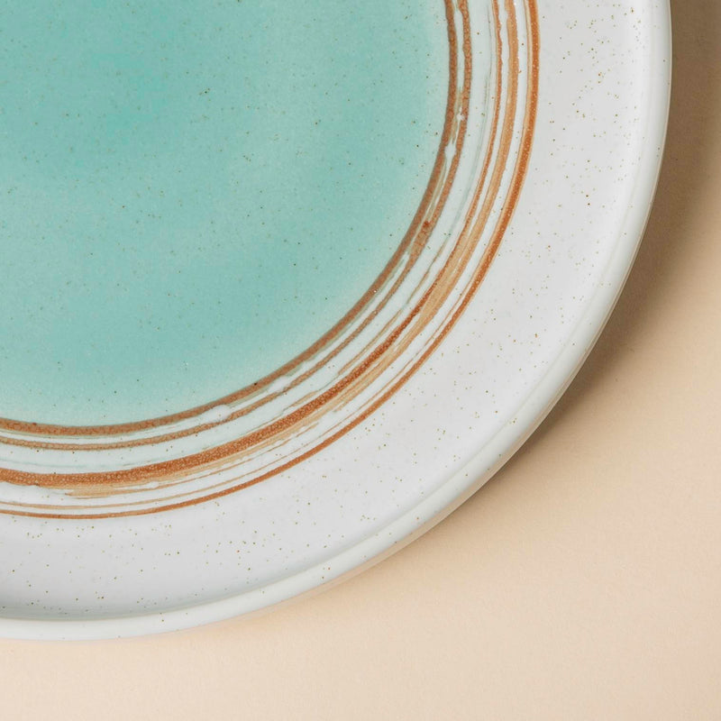 Belize Handcrafted Snack Plate 8 Inch - Serving plate, snack plate, dessert plate | Plates for dining & home decor