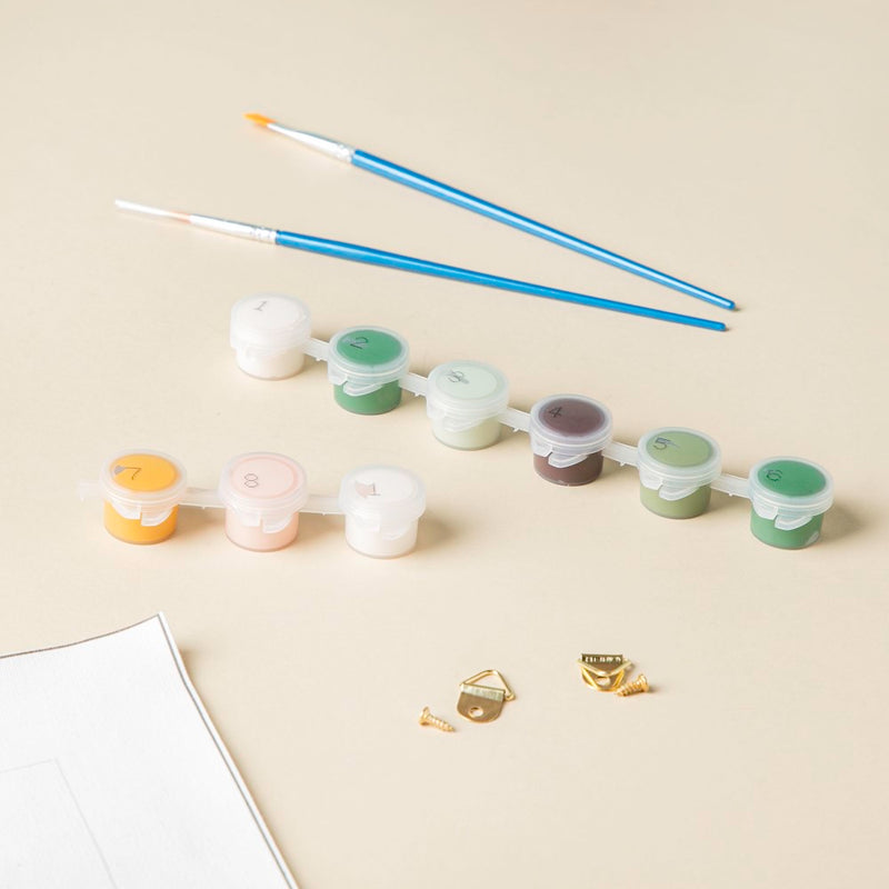 Monstera Leaves DIY Painting By Numbers Kit