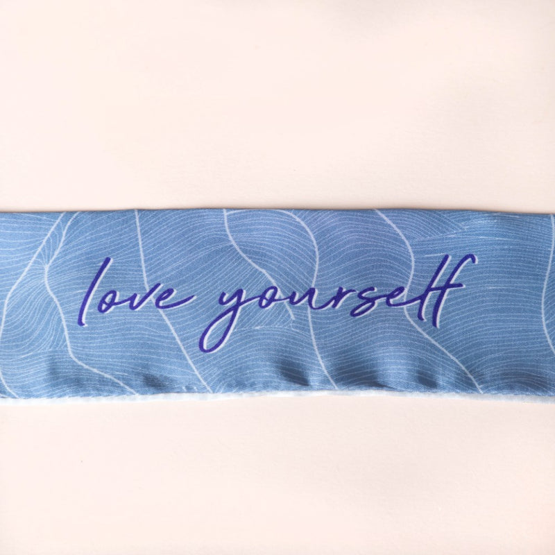 Love Yourself Satin Skinny Scarf Set Of 2 38 Inch