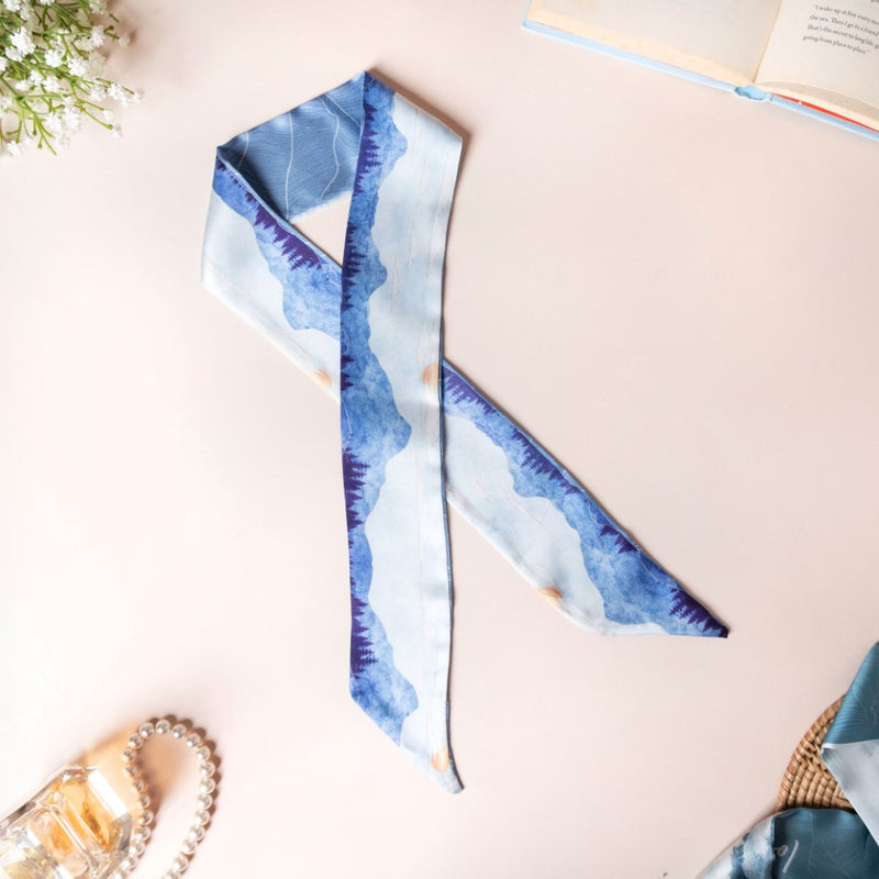 Love Yourself Satin Skinny Scarf Set Of 2 38 Inch