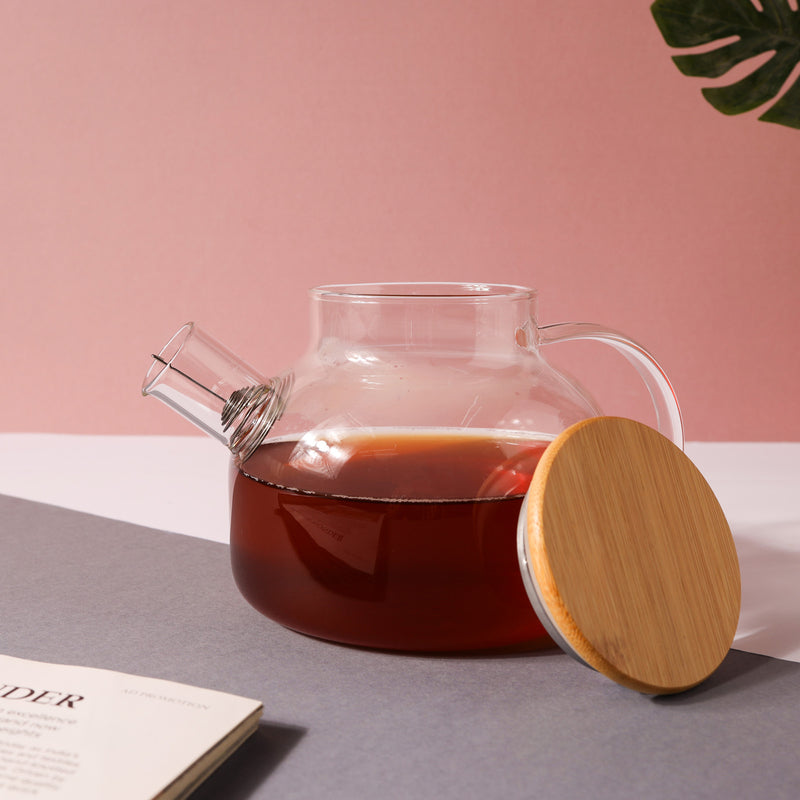 Modern Glass Teapot - Teapot, kettle, tea kettle | Teapot for Dining table & Home decor
