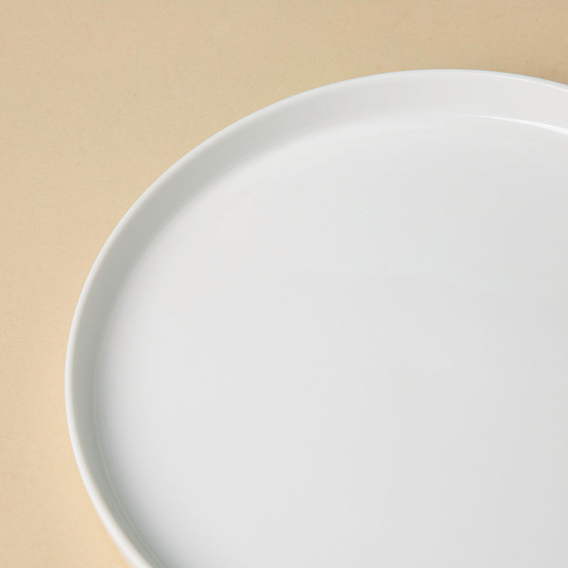 Riona Ceramic Appetizer Plate White 7 Inch - Serving plate, snack plate, dessert plate | Plates for dining & home decor