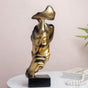 Modern Art Resin Decor Object Gold 10.5 Inch - Showpiece | Home decor item | Room decoration item