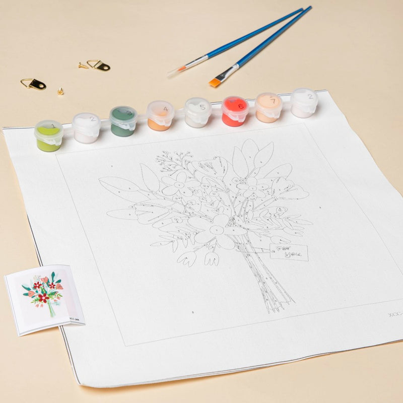 Flower Bouquet DIY Painting By Numbers Kit