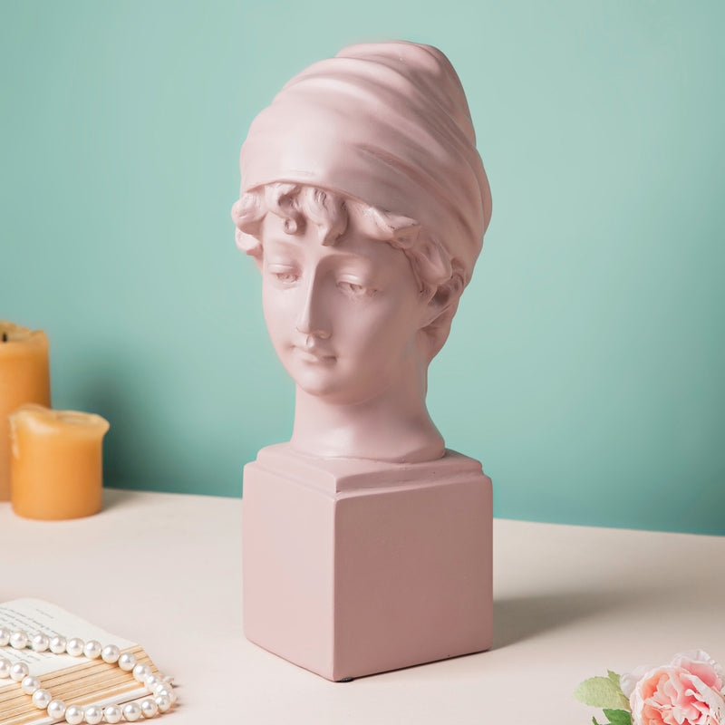 Resin Sculpture Beige - Showpiece | Home decor item | Room decoration item