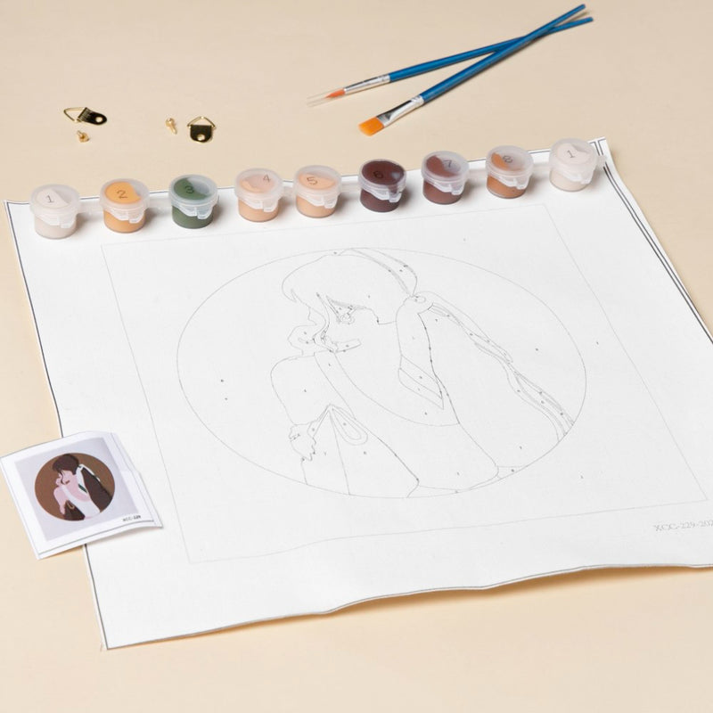 The Voguish Girl DIY Painting By Numbers Kit