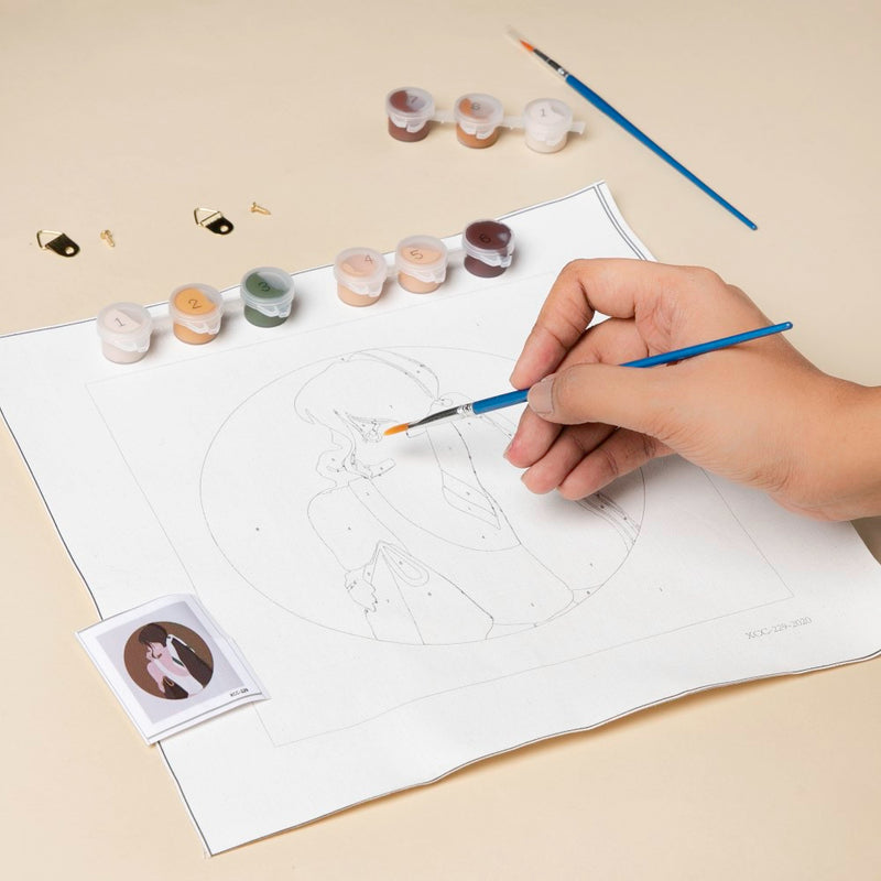The Voguish Girl DIY Painting By Numbers Kit