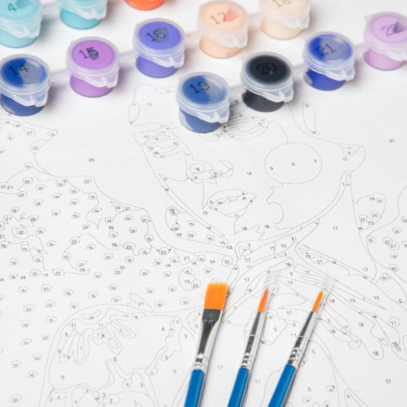 Thoughtful Girl DIY Painting By Numbers Kit