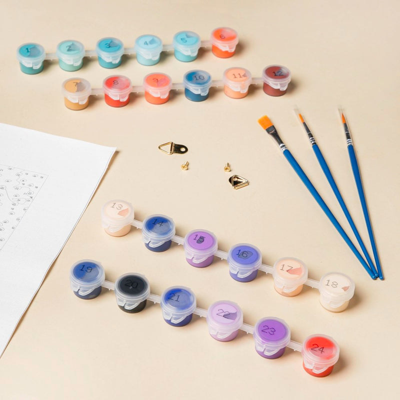 Thoughtful Girl DIY Painting By Numbers Kit