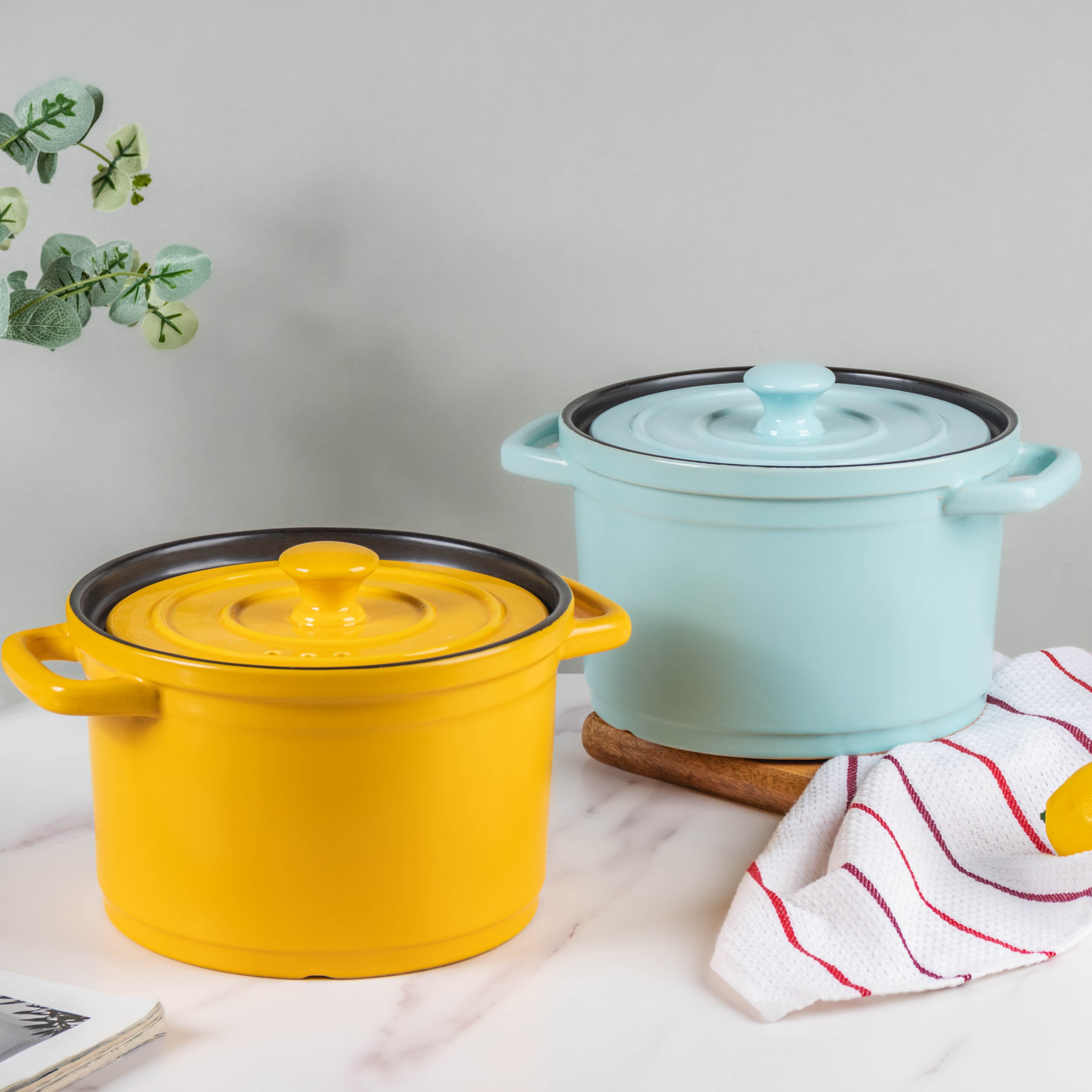 Tall Cooking Pot With Lid