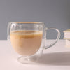 Double Glass Cup- Mug for coffee, tea mug, cappuccino mug | Cups and Mugs for Coffee Table & Home Decor