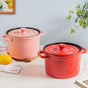 Ceramic Stock Pot With Lid Medium - Cooking Pot