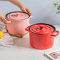 Ceramic Stock Pot With Lid Medium - Cooking Pot