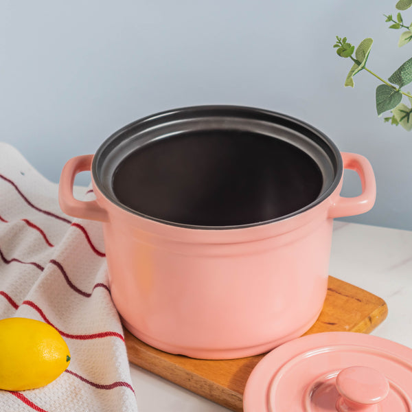 Ceramic Stock Pot With Lid Medium - Cooking Pot