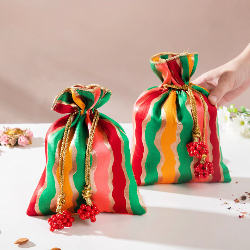 Multicolor Potli Festive Hamper Set Of 2