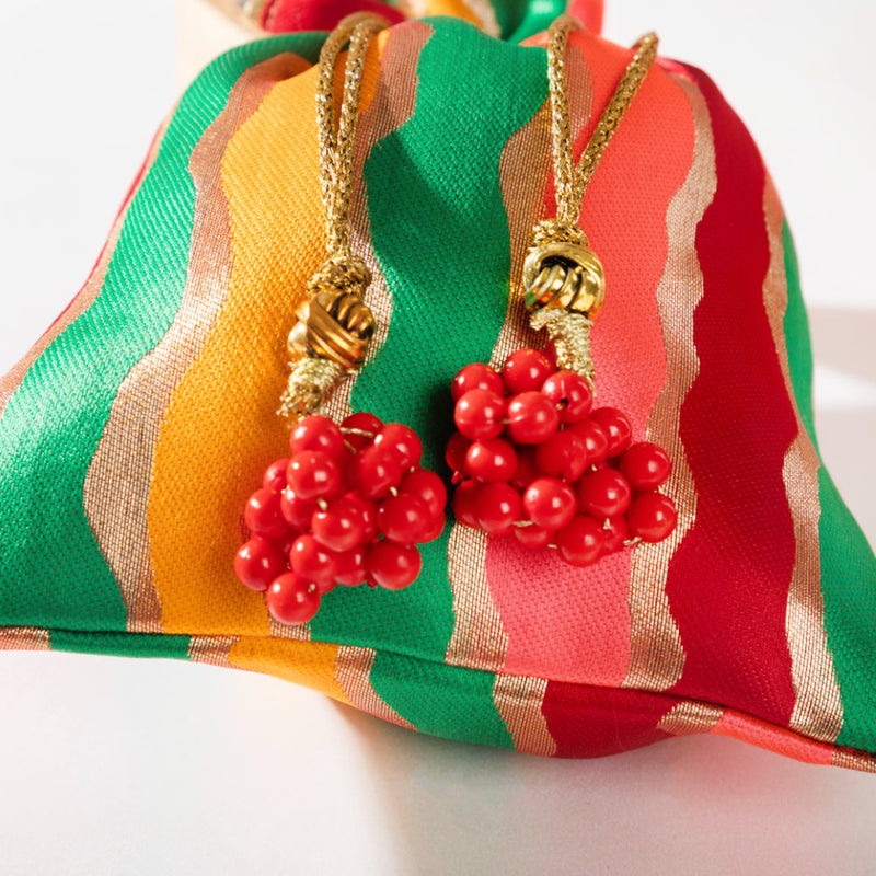 Multicolor Festive Potli Set Of 2