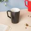 Matt Black Ribbed Mug 350 ml- Mug for coffee, tea mug, cappuccino mug | Cups and Mugs for Coffee Table & Home Decor