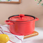 Ceramic Stock Pot With Lid Small - Cooking Pot