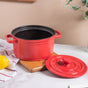 Ceramic Stock Pot With Lid Small - Cooking Pot