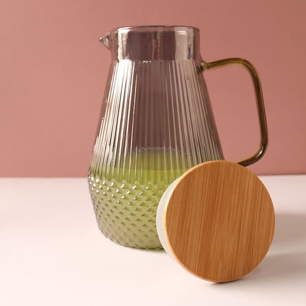 Classic Glass Tea Set of 5 - Grey - Tea set, teapot set, teacup set | Tea set for Dining table & Home decor