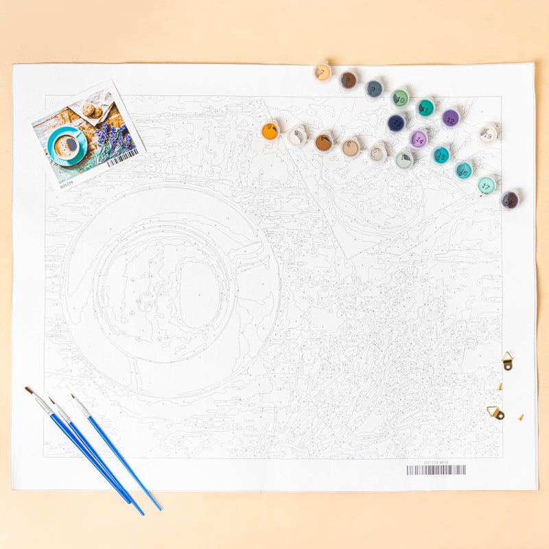 Breakfast Tea DIY Painting By Numbers Kit