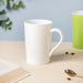 Ivory White Glossy Mug 350 ml- Mug for coffee, tea mug, cappuccino mug | Cups and Mugs for Coffee Table & Home Decor