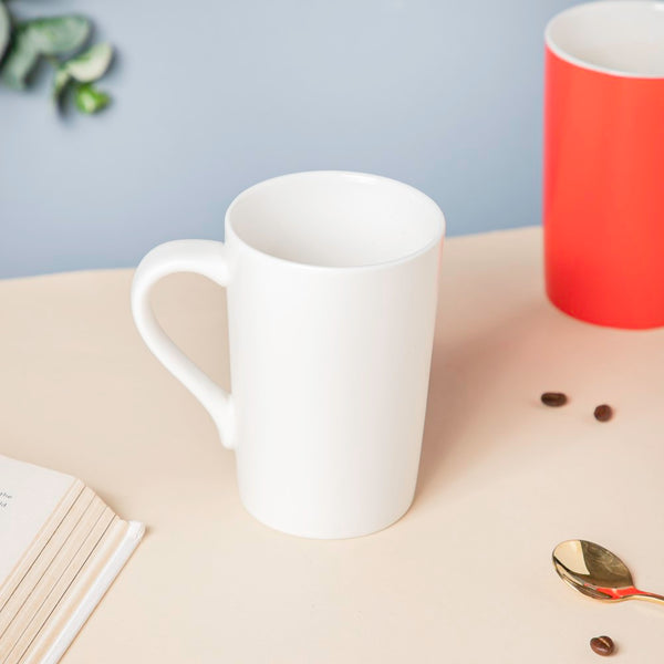 Navajo White Matt Mug 350 ml- Mug for coffee, tea mug, cappuccino mug | Cups and Mugs for Coffee Table & Home Decor