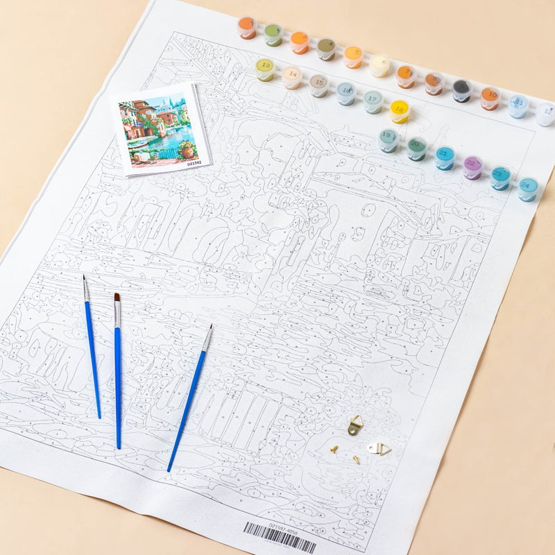 Venetian Landscape DIY Painting By Numbers Kit