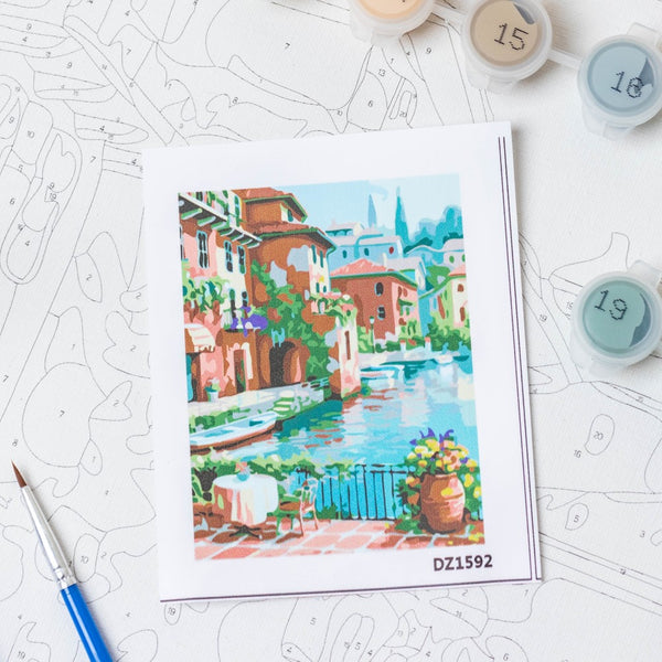 Venetian Landscape DIY Painting By Numbers Kit