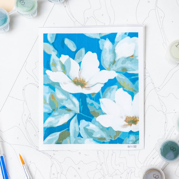 White Lilies DIY Painting By Numbers Kit