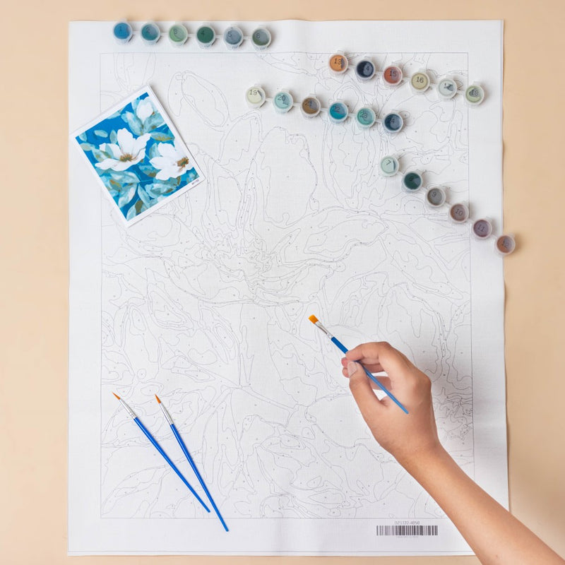 White Lilies DIY Painting By Numbers Kit