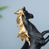 Horse Sculpture Decor Object Black 11.5 Inch - Showpiece | Home decor item | Room decoration item