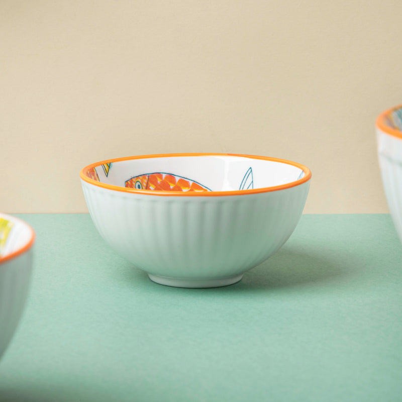 Ukiyo Ceramic Snack Bowl Small 150 ml - Bowl,ceramic bowl, snack bowls, curry bowl, popcorn bowls | Bowls for dining table & home decor