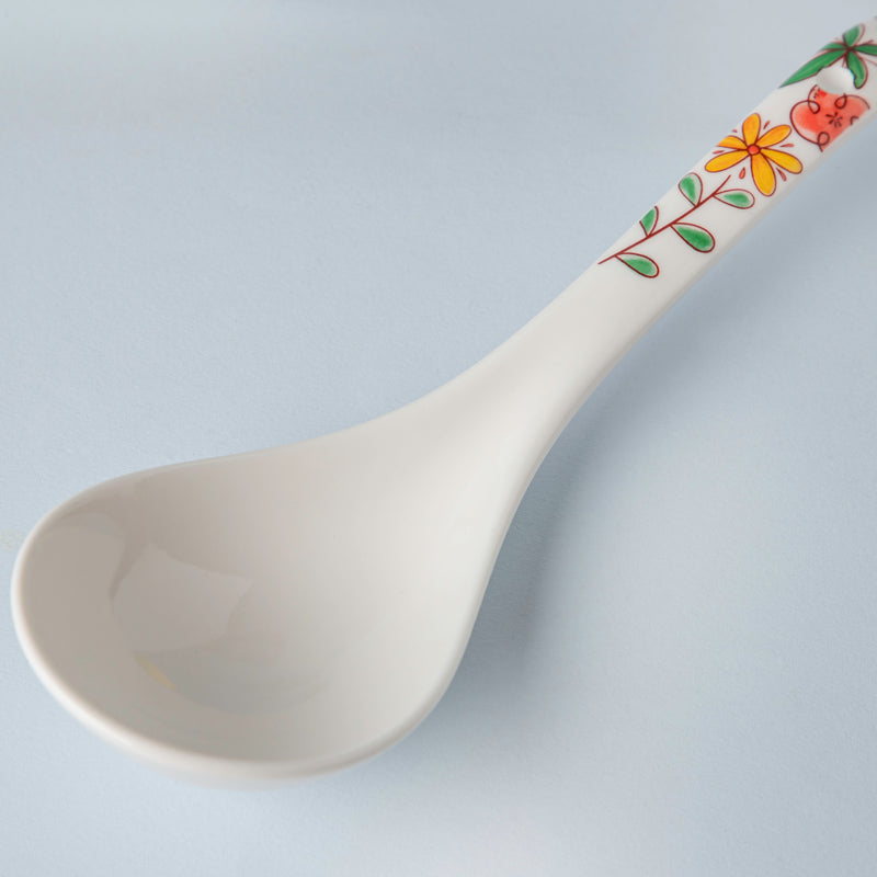 Aurora Floral Ceramic Serving Spoon